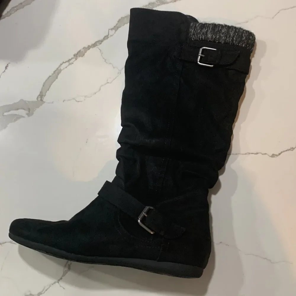 Dolce Vita | Ellaway Women’s Black Tall Suede Fashion Knee High Boots Size 7